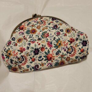 Hand Purse Double Clutch Compartment unique very 1950s nice and clean with cute